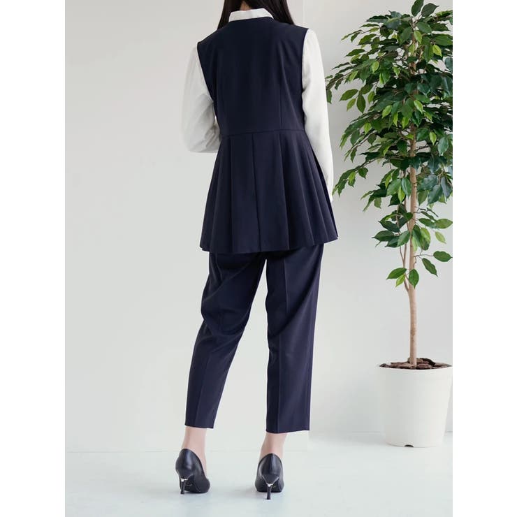 【ストレッチツイル】ペプラムベスト | LUDIC PARK | 詳細画像11 