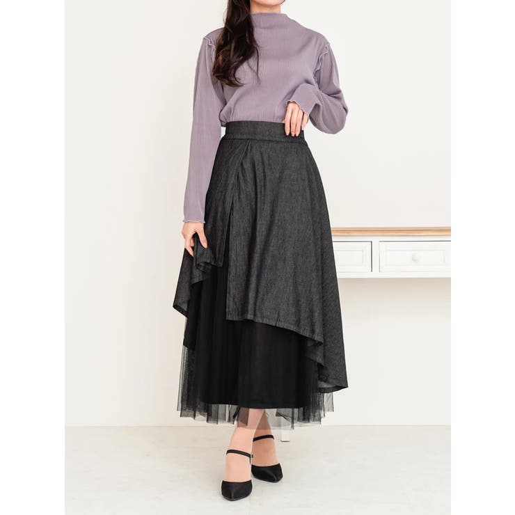 カットプリーツボトルネックトップス | LUDIC PARK | 詳細画像12 