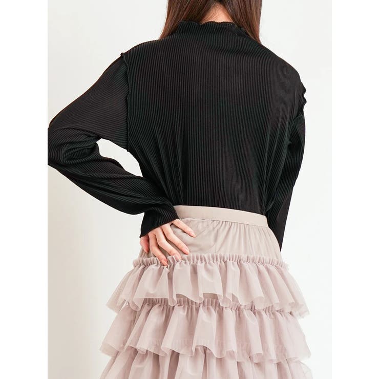 カットプリーツボトルネックトップス | LUDIC PARK | 詳細画像19 