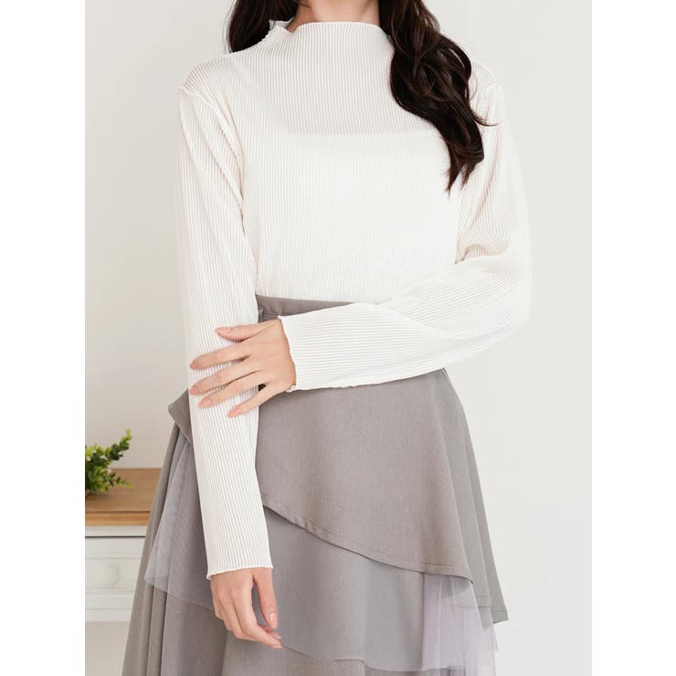 カットプリーツボトルネックトップス | LUDIC PARK | 詳細画像26 