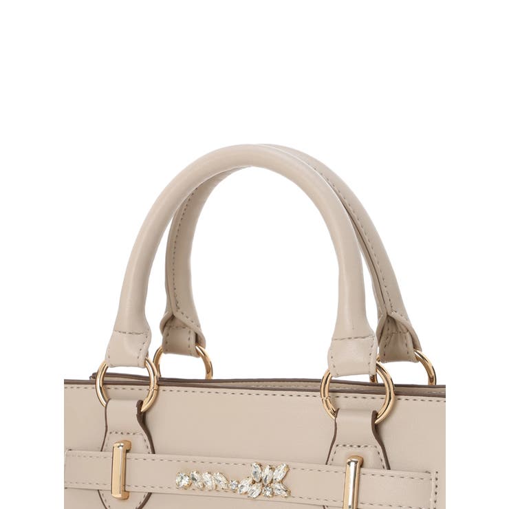 [2WAY]ビジュー付きフェイクレザーバッグ | LUDIC PARK | 詳細画像22 