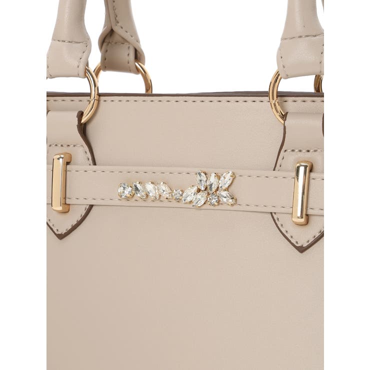 [2WAY]ビジュー付きフェイクレザーバッグ | LUDIC PARK | 詳細画像23 