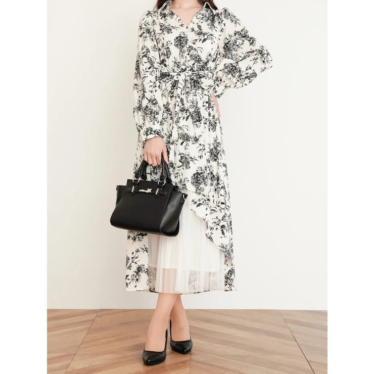 ✨美品✨AD2022 コムデギャルソン レース シャツドレス チュール 変形 M