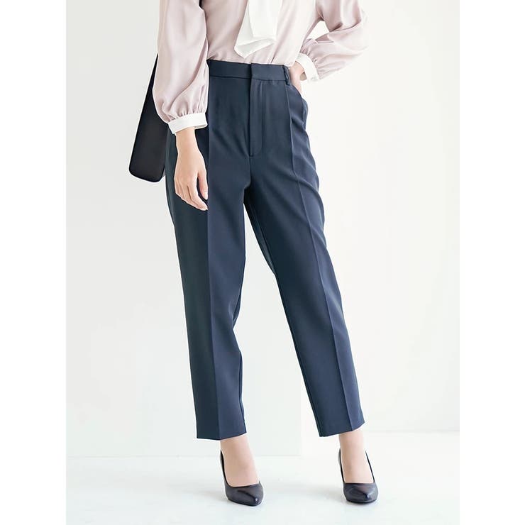 紺 | 【Wクロス】テーパードパンツ（セットアップ可） | LUDIC PARK