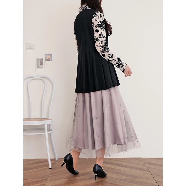 パール付きチュールロングスカート | LUDIC PARK | 詳細画像16 