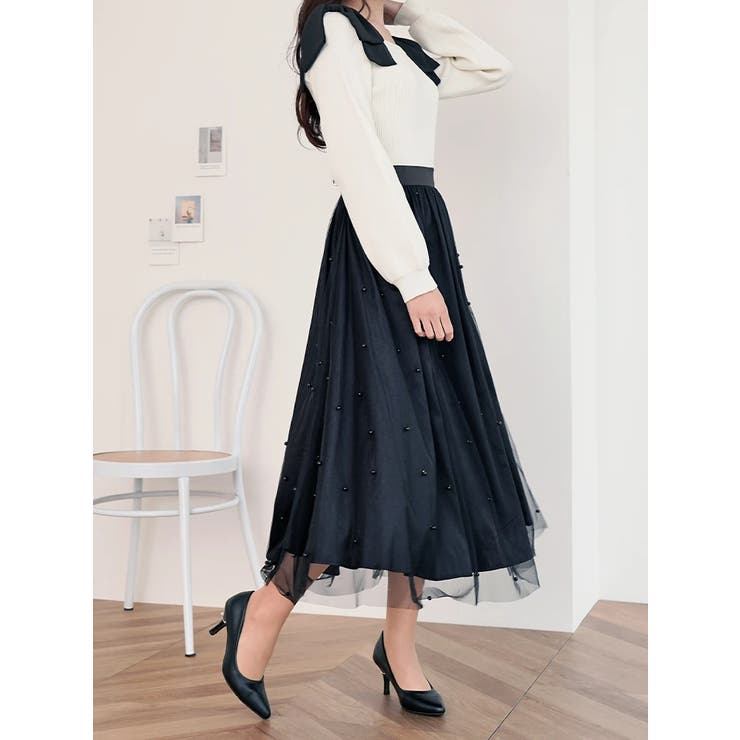 パール付きチュールロングスカート | LUDIC PARK | 詳細画像23 