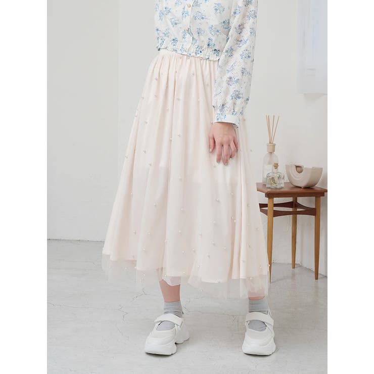 パール付きチュールロングスカート | LUDIC PARK | 詳細画像26 