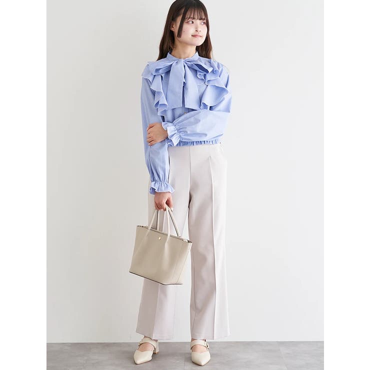 [2WAY]フェイクレザーボタントートバッグ | LUDIC PARK | 詳細画像4 