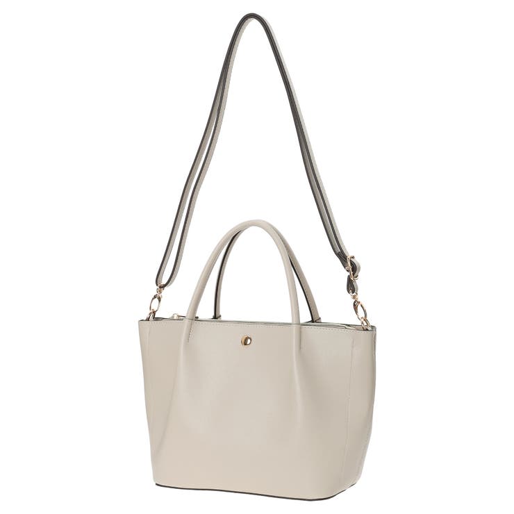 [2WAY]フェイクレザーボタントートバッグ | LUDIC PARK | 詳細画像14 