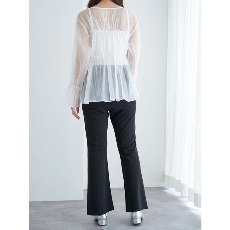 シャーリングリボンブラウス | LUDIC PARK | 詳細画像22 