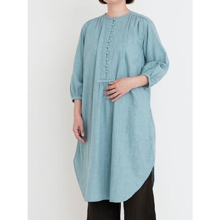 【オーガニックコットン100％】くるみボタンワンピース | LUDIC PARK | 詳細画像2 