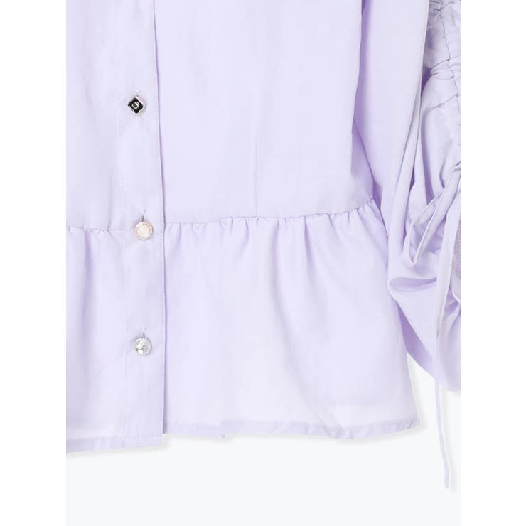 多種ボタン袖ドロストペプラムシャツ | LUDIC PARK | 詳細画像37 