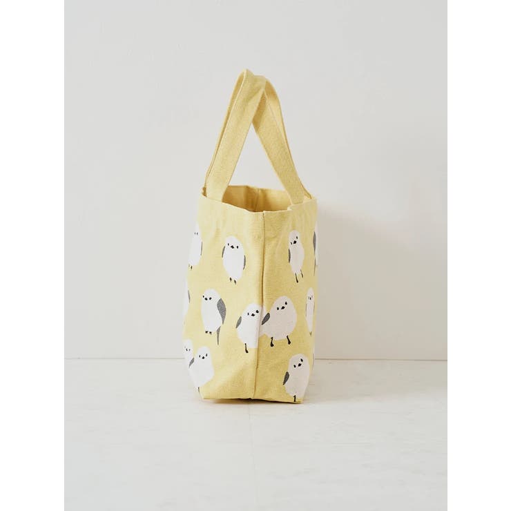 【寄り添いシマエナガ】ミニトートバッグ(イエロー) | LUDIC PARK | 詳細画像3 