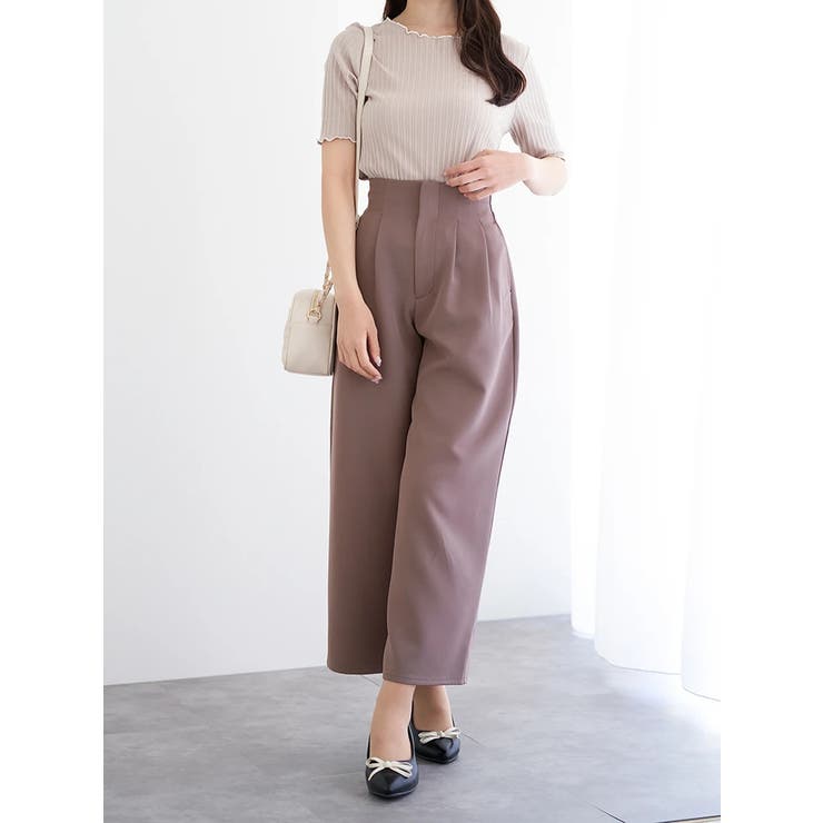 【Wクロス】タックワイドパンツ | LUDIC PARK | 詳細画像23 