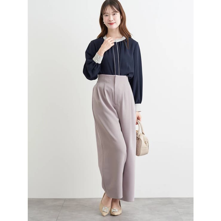 【Wクロス】タックワイドパンツ | LUDIC PARK | 詳細画像46 