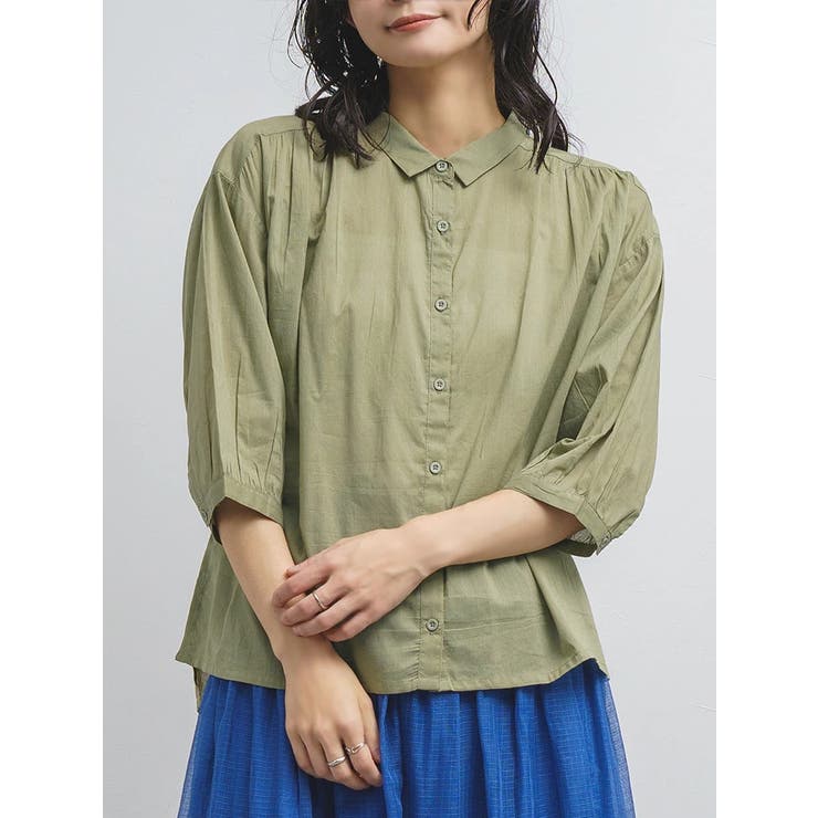 ギャザーボイルシャツ | LUDIC PARK | 詳細画像1 