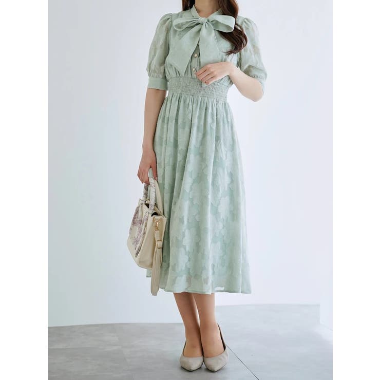 Rady☆ボウタイワンピース Rady - Rady ボウタイマキシワンピース 新品未使用タグ付きの