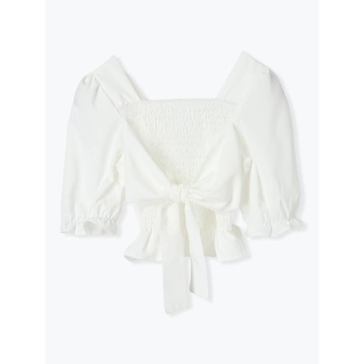 無地シャーリングリボンブラウス | LUDIC PARK | 詳細画像23 