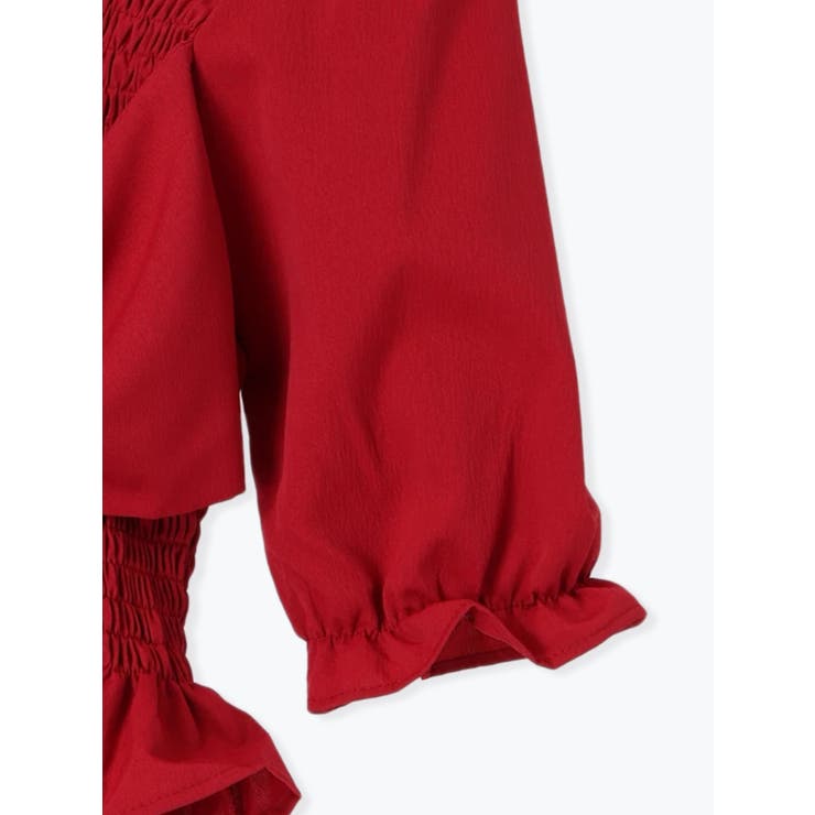 無地シャーリングリボンブラウス | LUDIC PARK | 詳細画像27 