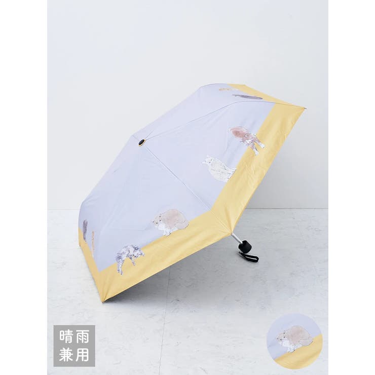 【晴雨兼用】折りたたみ傘 -キャットデイズ グレイ- | LUDIC PARK | 詳細画像1 