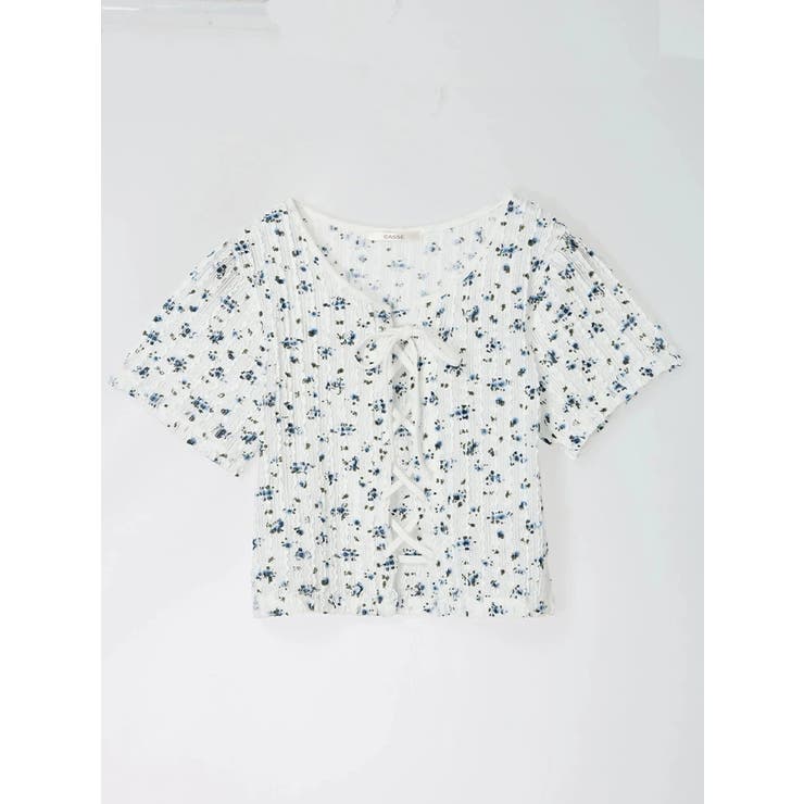 小花柄 レースアッププルオーバー | LUDIC PARK | 詳細画像19 