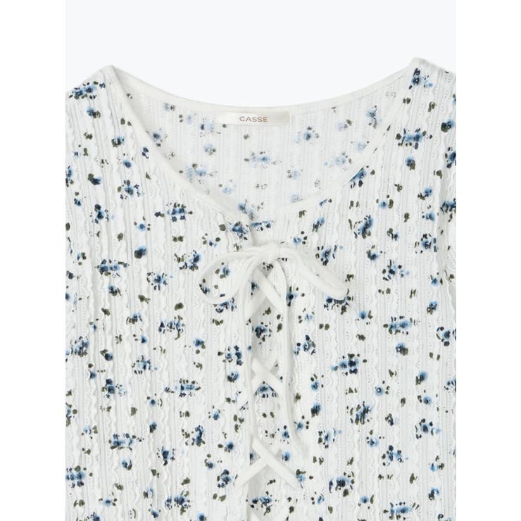 小花柄 レースアッププルオーバー | LUDIC PARK | 詳細画像22 