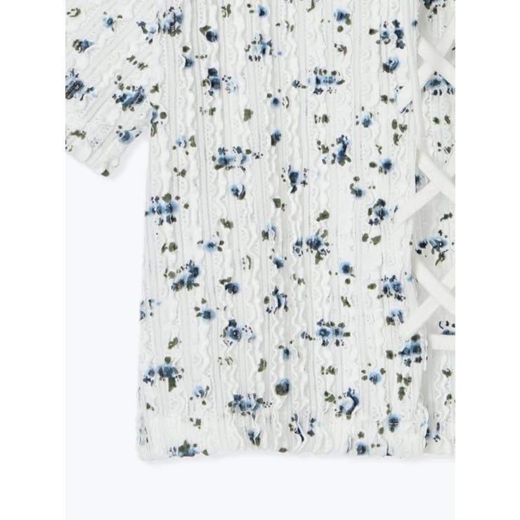 小花柄 レースアッププルオーバー | LUDIC PARK | 詳細画像24 