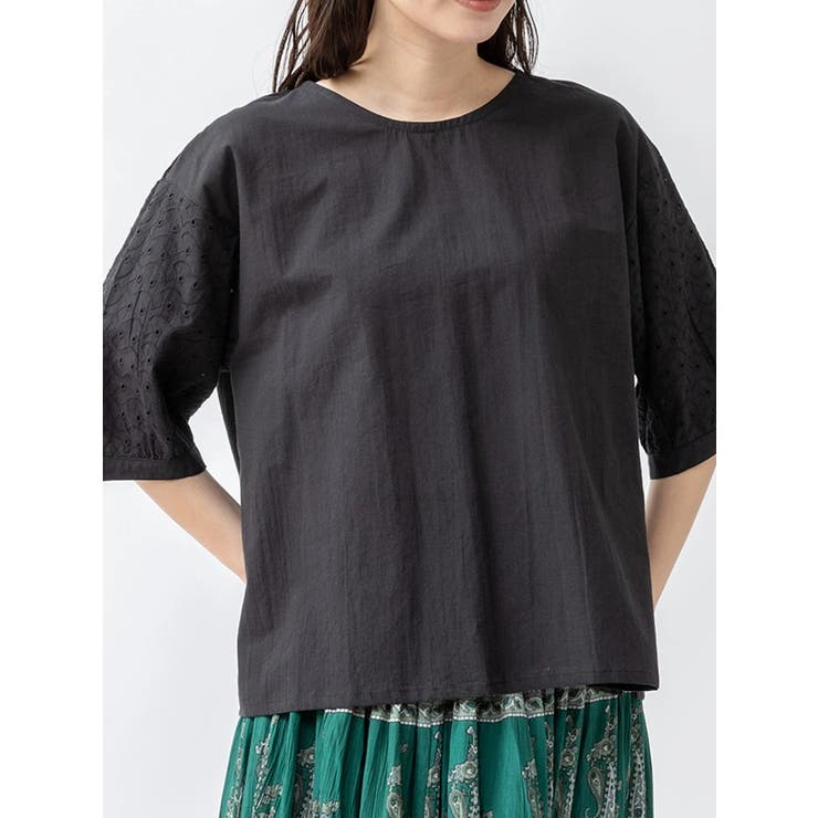 袖刺繍ブラウス | LUDIC PARK | 詳細画像5 