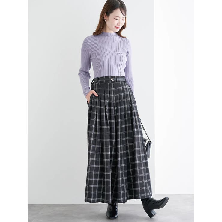 ランダムリブボトルネックニットトップス | LUDIC PARK | 詳細画像4 