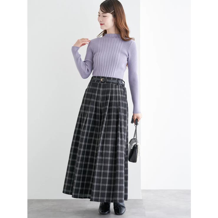 ランダムリブボトルネックニットトップス | LUDIC PARK | 詳細画像5 