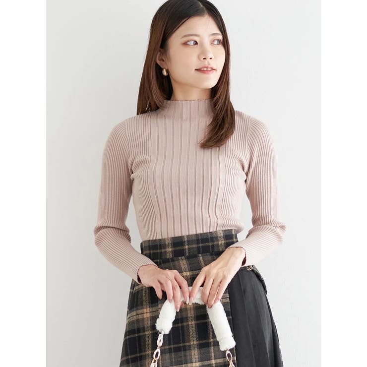 ランダムリブボトルネックニットトップス | LUDIC PARK | 詳細画像19 