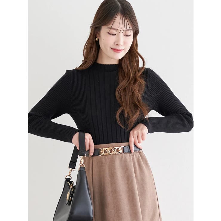 ランダムリブボトルネックニットトップス | LUDIC PARK | 詳細画像23 