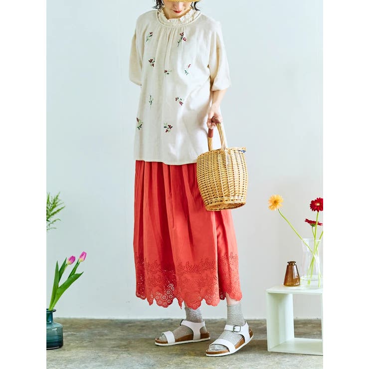 定価30,800円　クロスステッチチュニック クロスステッチチュニック[品番：PLMW0014289]｜LUDIC PARK（ル