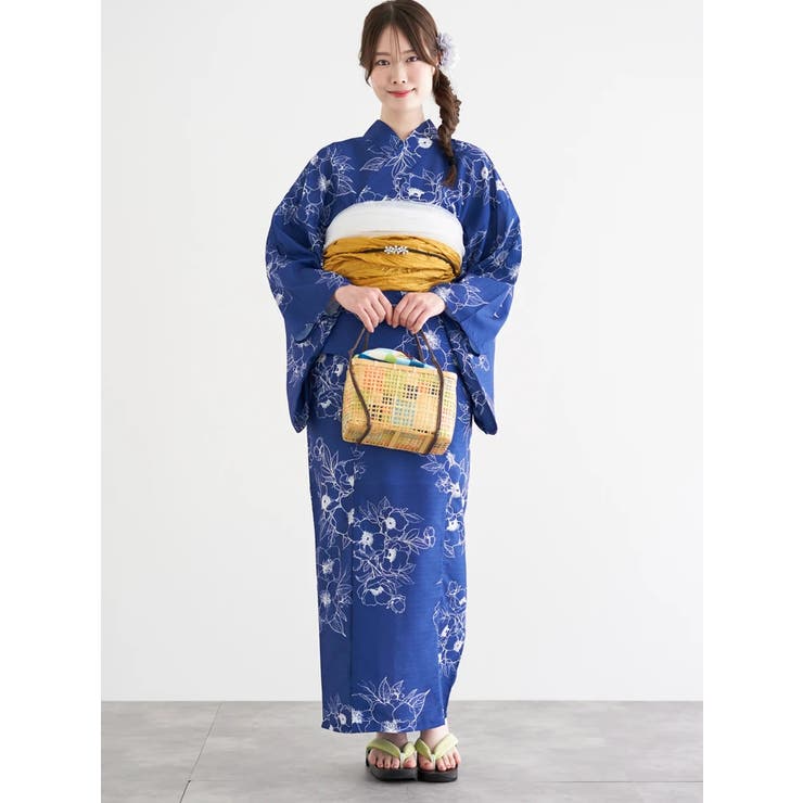 さ*く様 創美苑 キャミワンピース 浴衣 2点セット キャミワンピース浴衣 2点セット[品番：PLMW0014566]｜Resort