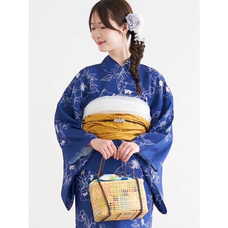 さ*く様 創美苑 キャミワンピース 浴衣 2点セット キャミワンピース浴衣 2点セット（浴衣セット｜ピンク・紺・A柄