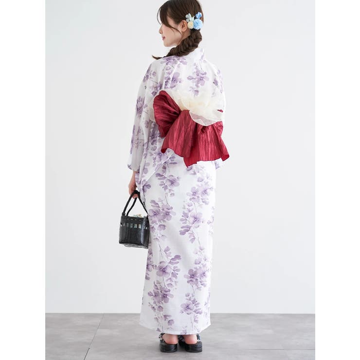 キャミワンピース浴衣 2点セット[品番：PLMW0014566]｜Resort