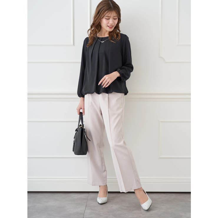 ラクケアアクセサリー付きタックバルーンブラウス | LUDIC PARK | 詳細画像21 