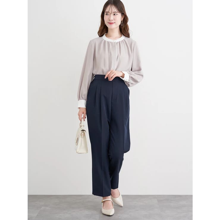 ラクケア 配色パイピングブラウス | LUDIC PARK | 詳細画像10 