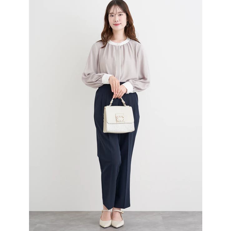 ラクケア 配色パイピングブラウス | LUDIC PARK | 詳細画像11 