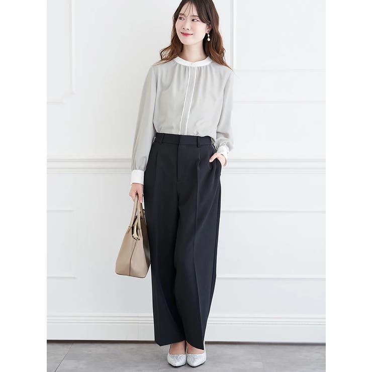 ラクケア 配色パイピングブラウス | LUDIC PARK | 詳細画像28 