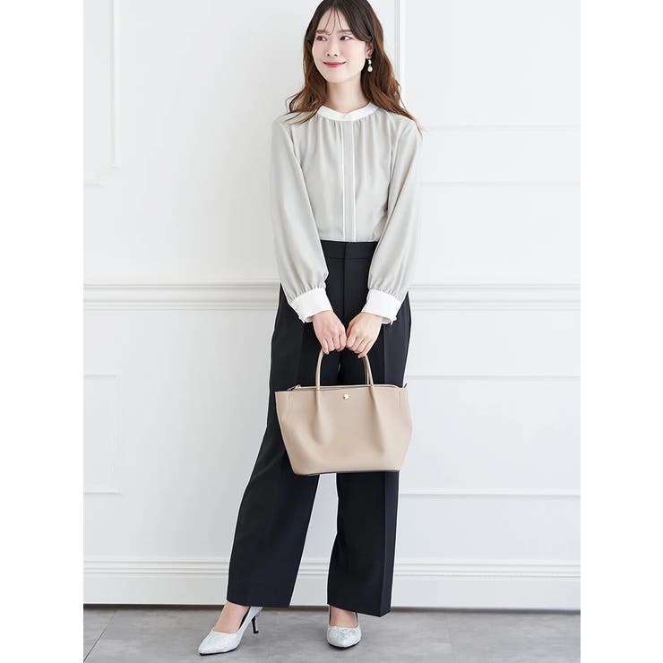 ラクケア 配色パイピングブラウス | LUDIC PARK | 詳細画像29 