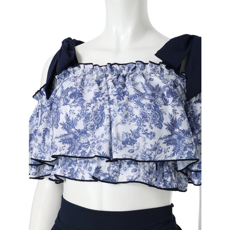 花柄・ドット柄×オフショル水着 スイムウェア 3点セット | Resort Island | 詳細画像56 