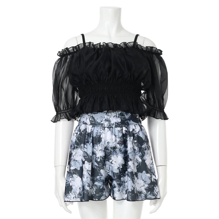 オーガンジー×オフショル水着 スイムウェア 3点セット | Resort Island | 詳細画像40 