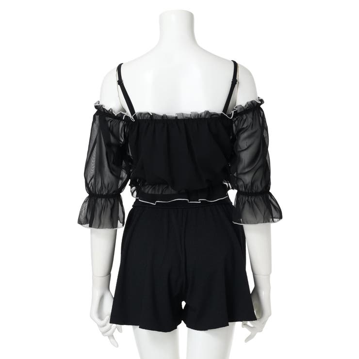 配色メロー×オフショル水着 スイムウェア 3点セット | Resort Island | 詳細画像28 