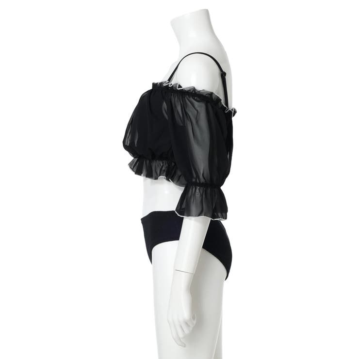 配色メロー×オフショル水着 スイムウェア 3点セット | Resort Island | 詳細画像38 