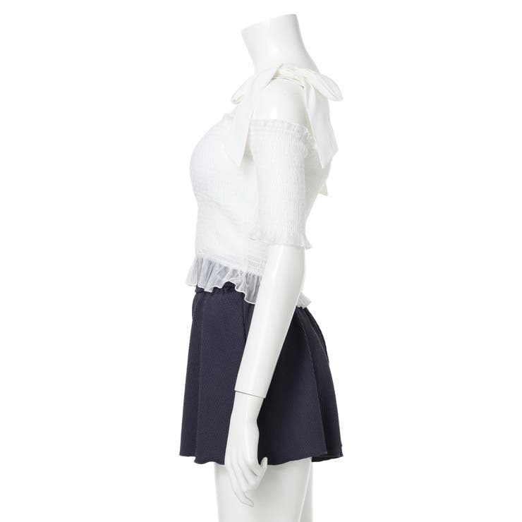 シャーリング×オフショル水着 スイムウェア 3点セット | Resort Island | 詳細画像28 