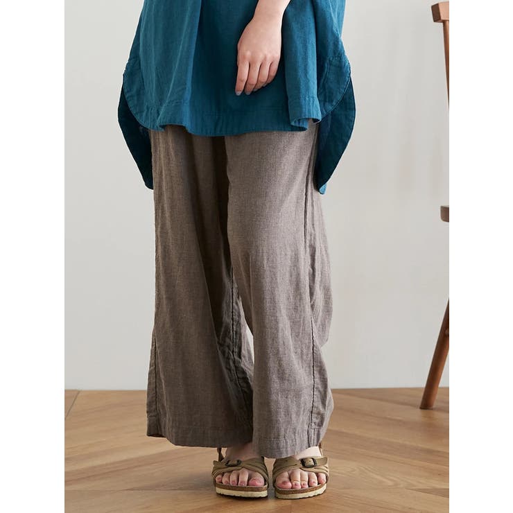 【オーガニックコットン100％】ワイドパンツ | LUDIC PARK | 詳細画像2 