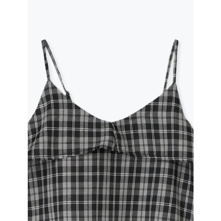 Burberry チェック柄 フリルキャミソール Burberry ベージュ チェック柄 キャミソール - メルカリ