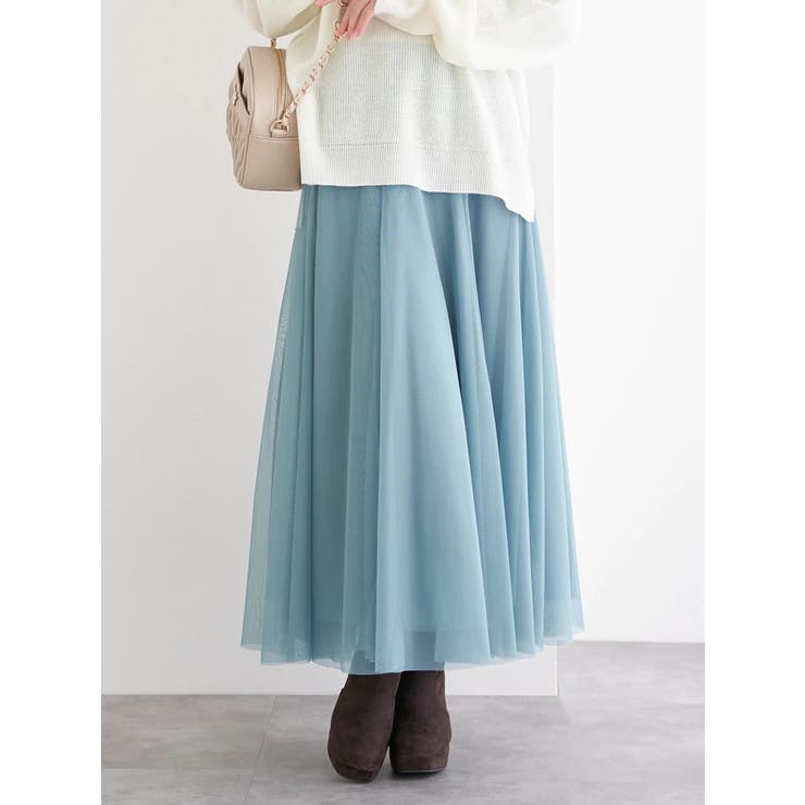 チュールフレアロングスカート | LUDIC PARK | 詳細画像13 