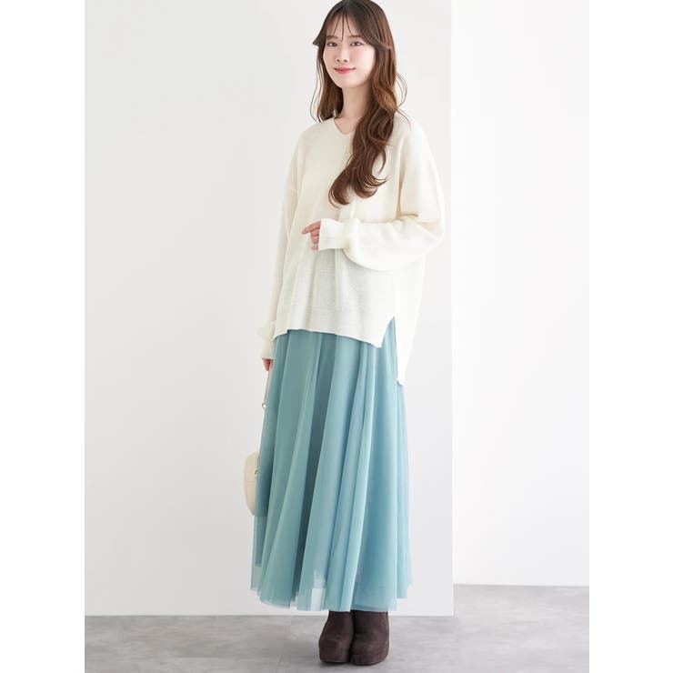 チュールフレアロングスカート | LUDIC PARK | 詳細画像16 